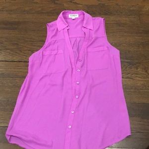 Express sleeveless dress shirt